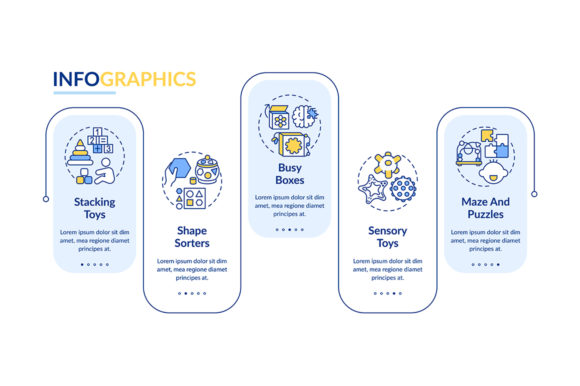 Baby Toys Vector Infographic Template Guide