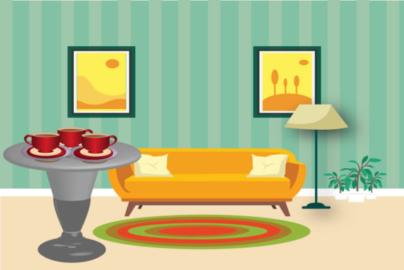 Drawing Room by Vector Art: Elevating Corporate Visuals with Simplicity