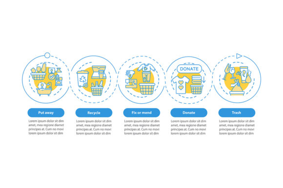 Mastering Visual Order with the Organizing Things Vector Infographic