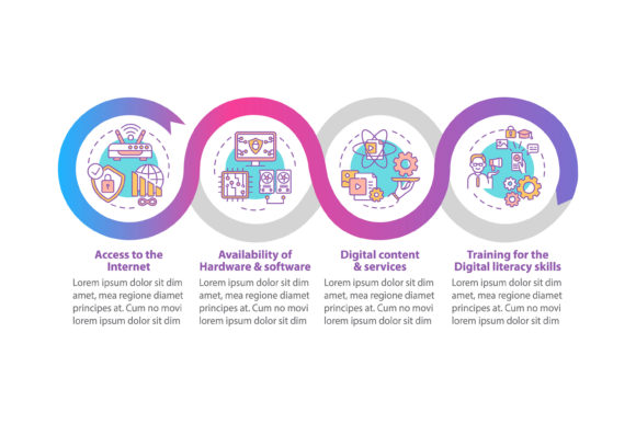 Visualizing Equity: Leveraging the Digital Inclusion Vector Infographic for Strategic Communication